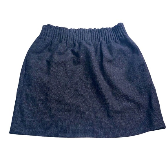 J. CREW WOOL SKIRT WITH 2 HIDDEN FRONT POCKETS - Picture 1 of 3